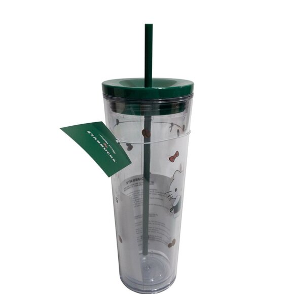 NEW Hello Kitty Starbucks Clear Cold Cup Holiday 2025 - Picture 8 of 8